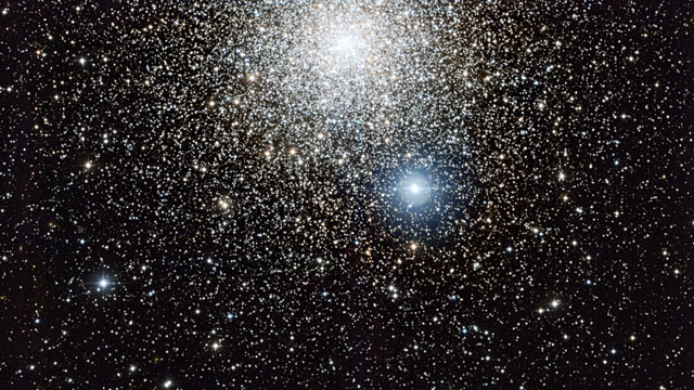 Lähikuva pallomaisesta tähtijoukosta NGC 6752